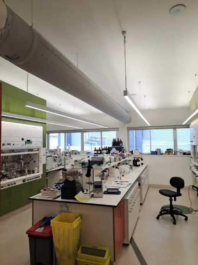 A PC2 laboratory within an Australian education and research body